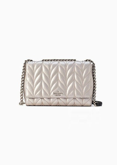 Kate Spade Silver Emelyn Briar Lane Mini Leather Crossbody Bag (SIU) - Shams Shopping Centre Kate Spade