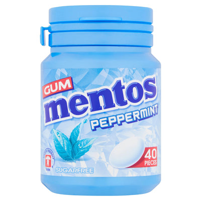 Mentos Sugarfree Peppermint 40p Gum 56g - Shams Shopping Centre Mentos