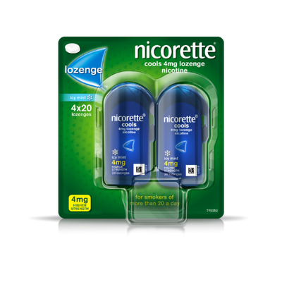 Nicorette Lonzenges Icymint 4mg - Shams Shopping Centre Nicorette