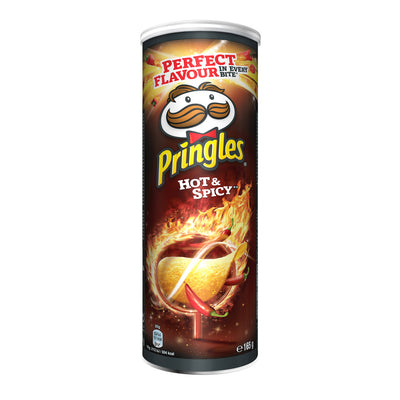 Pringles Hot & Spicy Chips 165g - Shams Shopping Centre Pringles