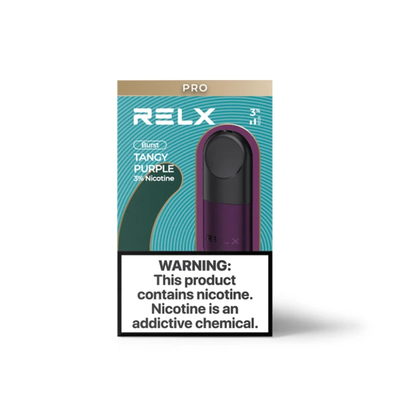 Relx Burst Tangy Purple Pod 3% - Shams Shopping Centre Elite