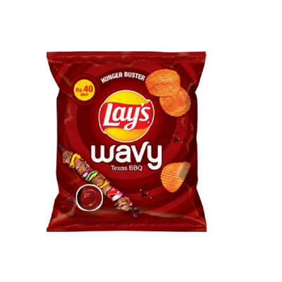 Lays Wavy Texas BBQ 34g - Shams Shopping Centre Pepsi