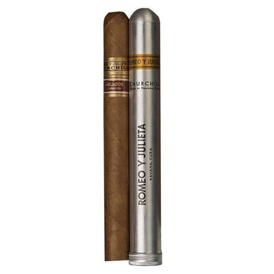 Romeo Y Julieta Churchill Anejados 25 Tubos (Single Cigar) - Shams Shopping Centre Romeo Y Julieta