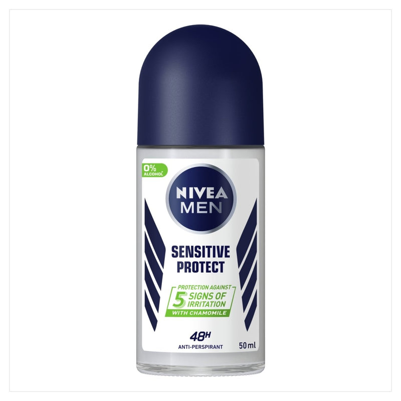 Nivea Men Sensitive Protect Roll On 50ml - Shams Shopping Centre Nivea  