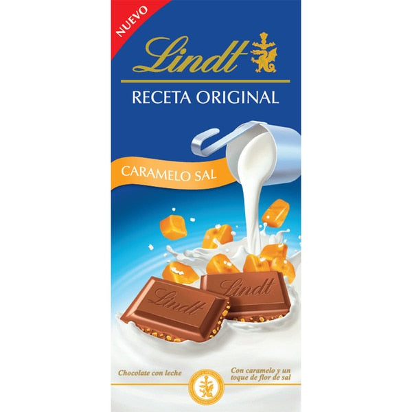Lindt Original Recipe Caramelo Sal Bar 125g