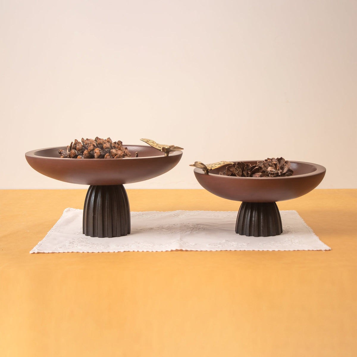 Tableware Wood Butterfly Bowl Small - Shams Shopping Centre Tableware  