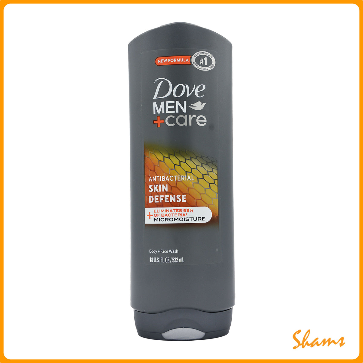Dove Men +Care Antibacterial Skin Defense Body Wash 532ml