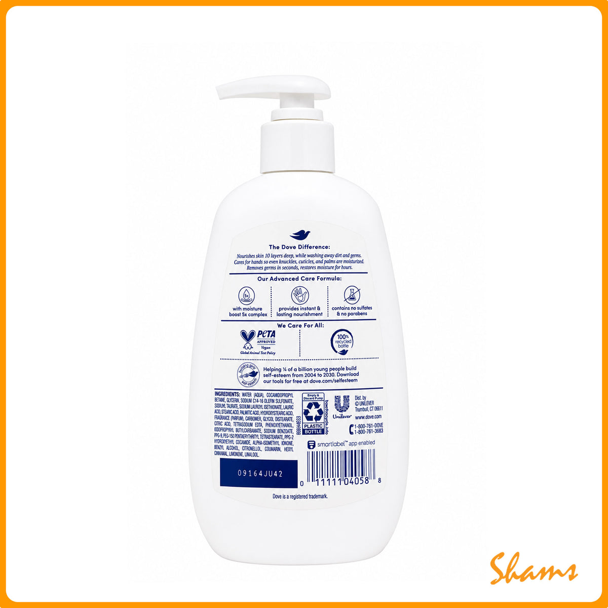 Dove Deep Moisture Layer Nourishment Hand Wash 355ml (12.Oz)