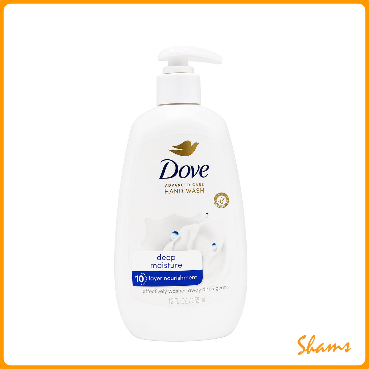 Dove Deep Moisture Layer Nourishment Hand Wash 355ml (12.Oz)