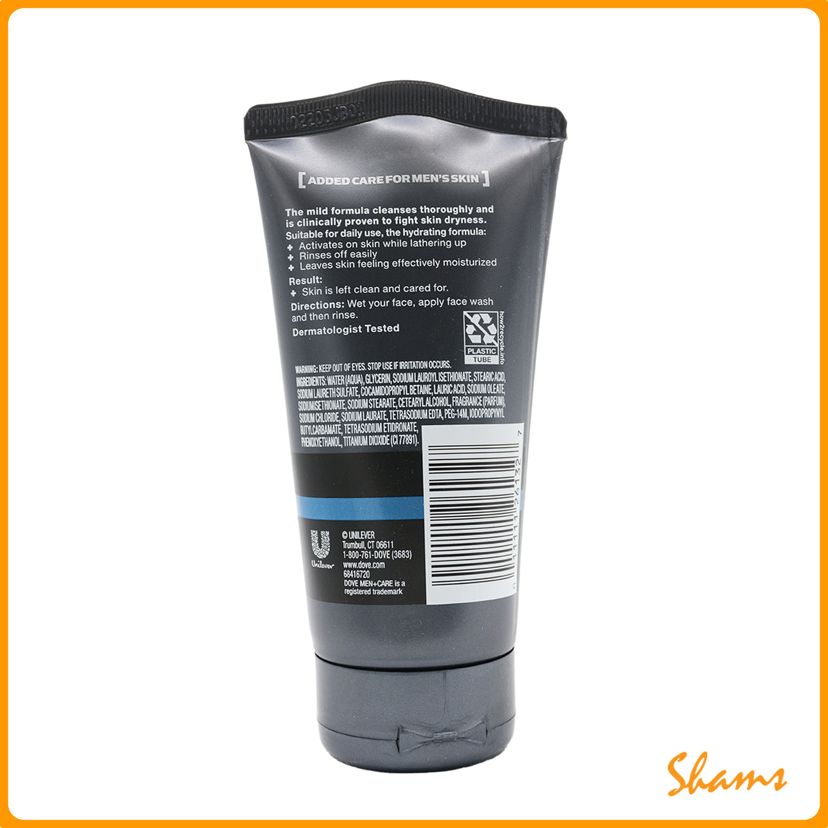 Dove Men+Care Hydrate Face Wash 148ml