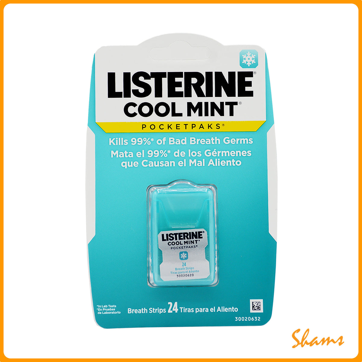 Listrine Cool Mint Poketpakes Breath Strips