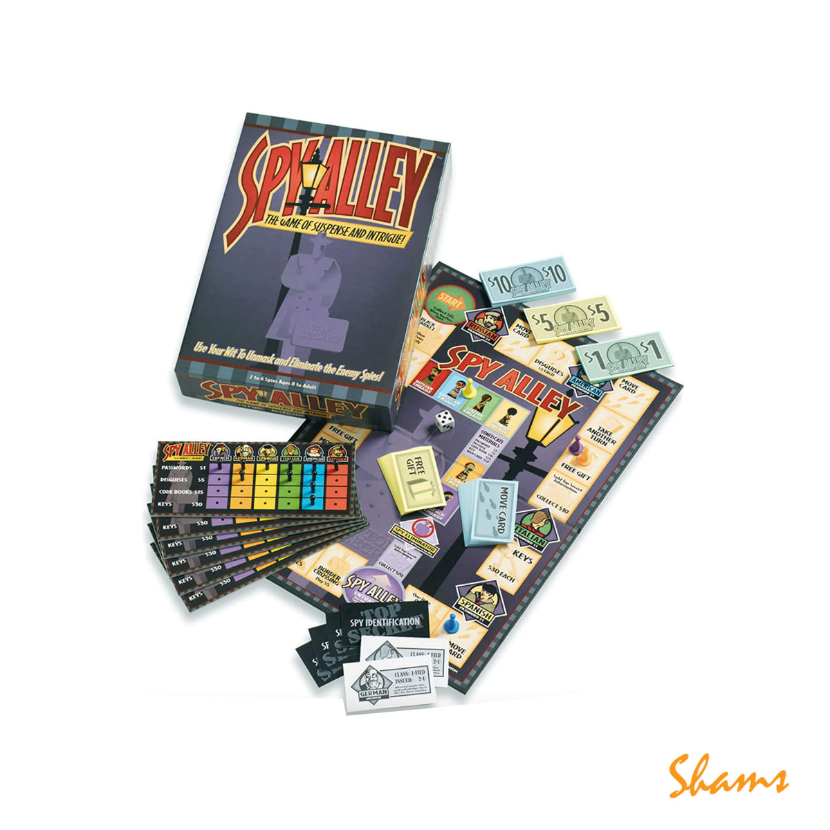 Spy Alley Board Game