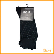 Boss 3p Black Assorted Socks 40-46