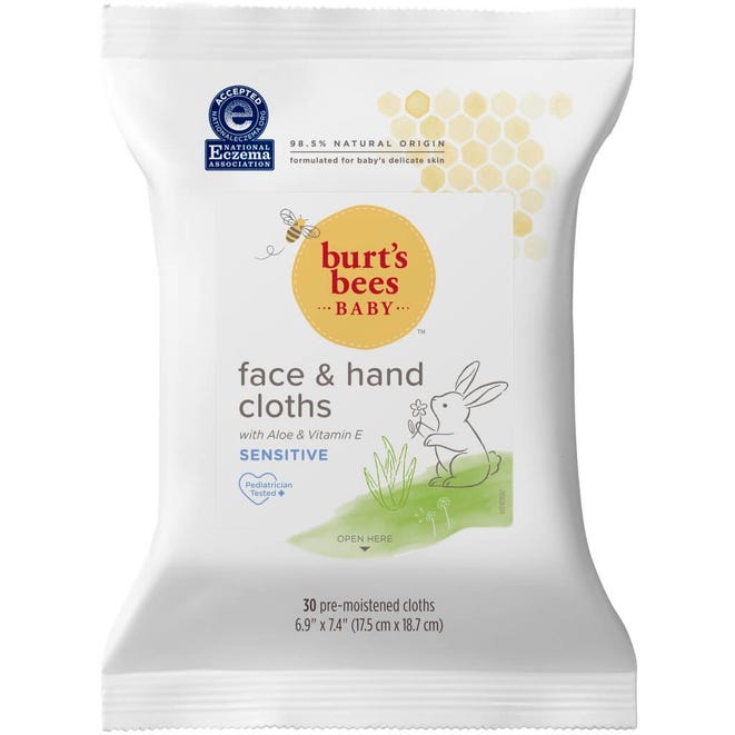 Burts Bees Face & Hand Cloths 145g (5.1.Oz)