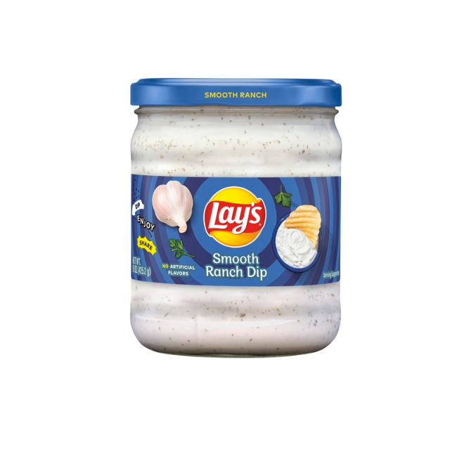 Lays Creamy Ranch Dip 425.2g (15.5Oz)