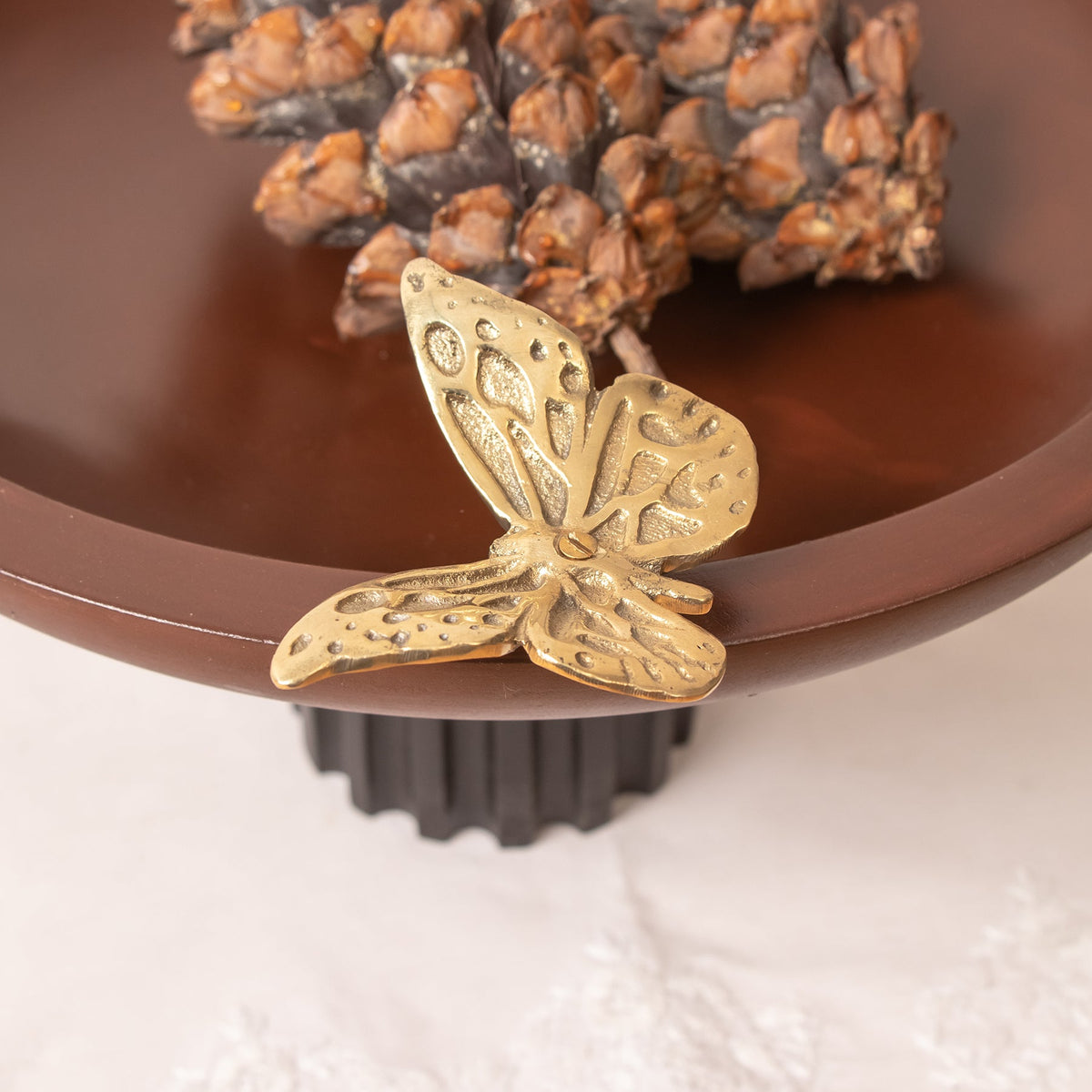Tableware Wood Butterfly Bowl Small - Shams Shopping Centre Tableware  