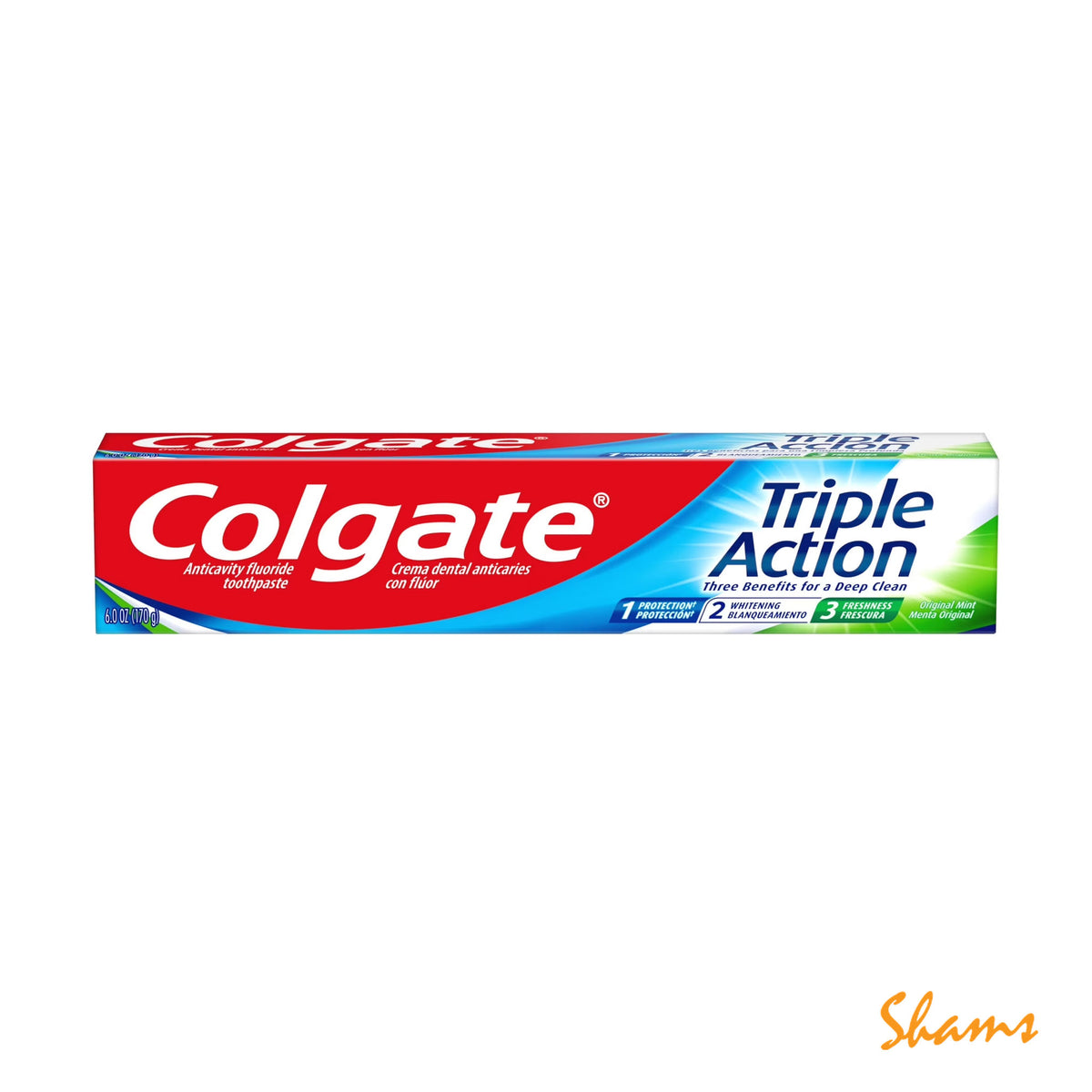 Colgate Triple Action Original Mint Toothpaste170g (6.Oz)
