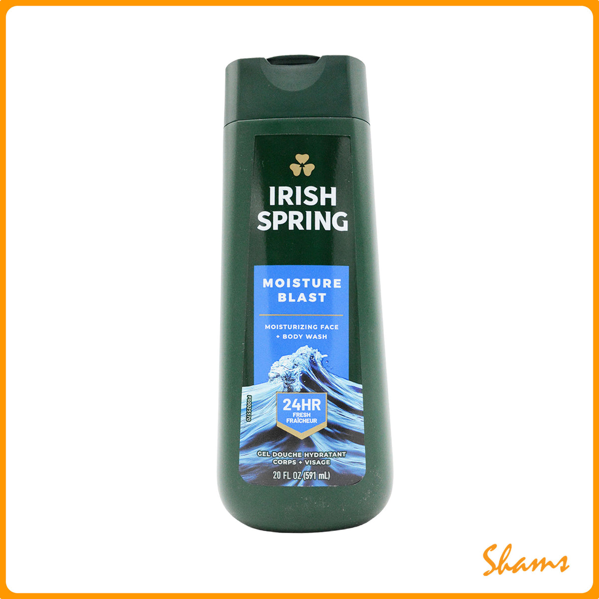 Irish Spring Men Moisture Blast Body Wash 591ml (20.Oz)