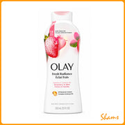 OLAY Cooling White Strawberry & Mint Body Wash 650ml (22.Oz)