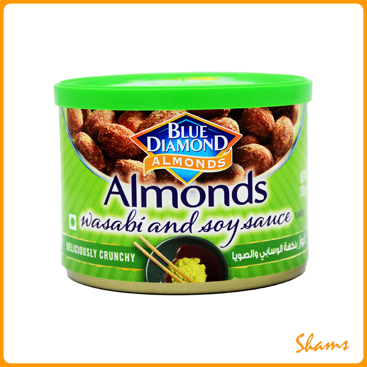 Blue Diamonds Almonds Wasabi & Soy Sauce 150g