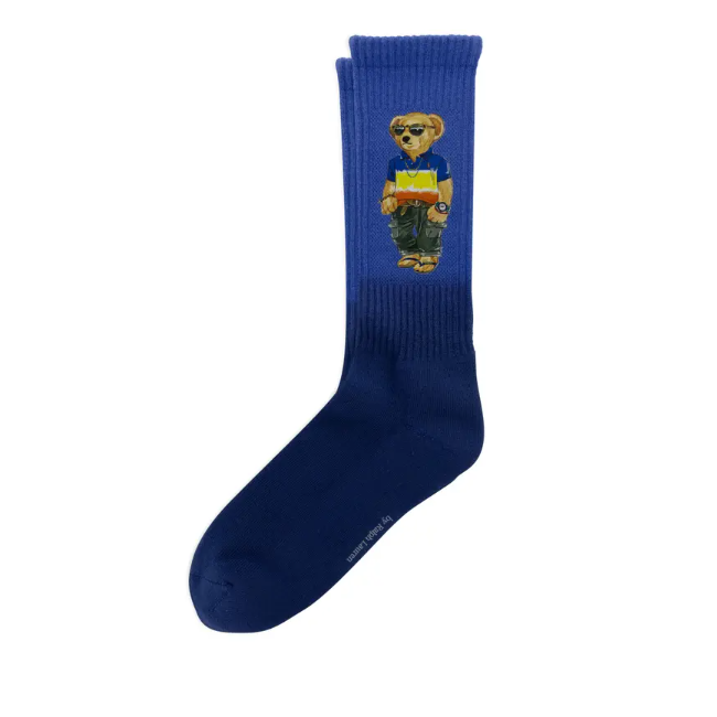 Ralph Lauren Polo Surf Club Tie-Dyed 1p Crew Socks
