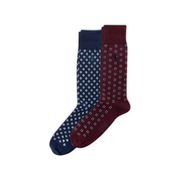 Ralph Lauren Polo Foulard Printed 2p Dress Socks