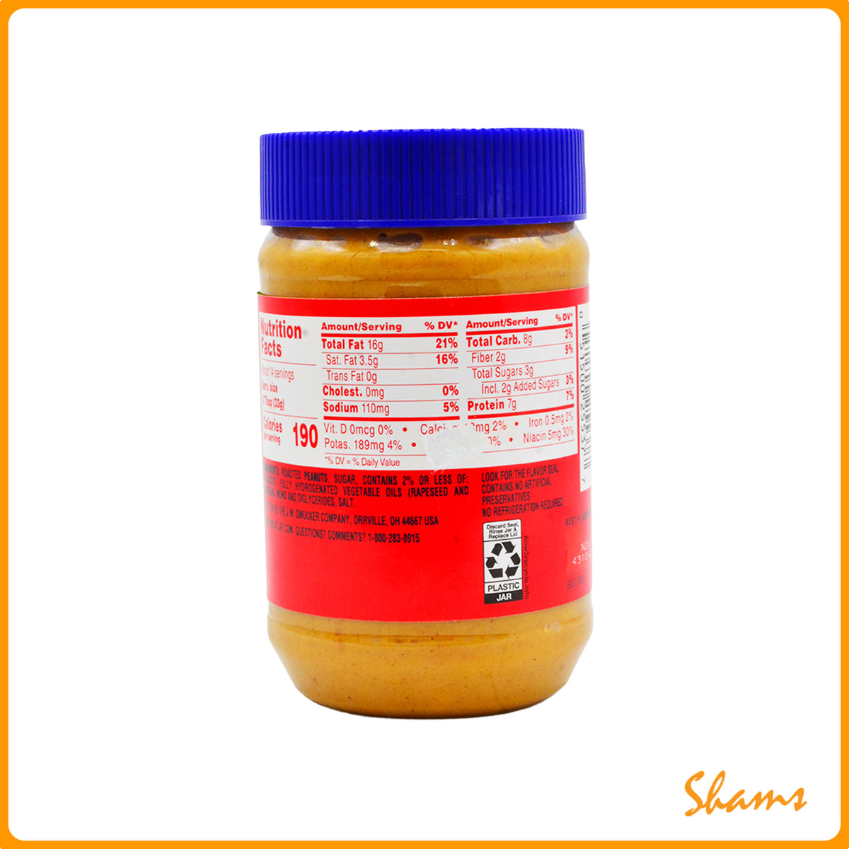 Jif Extra Crunchy Peanut Butter 454g