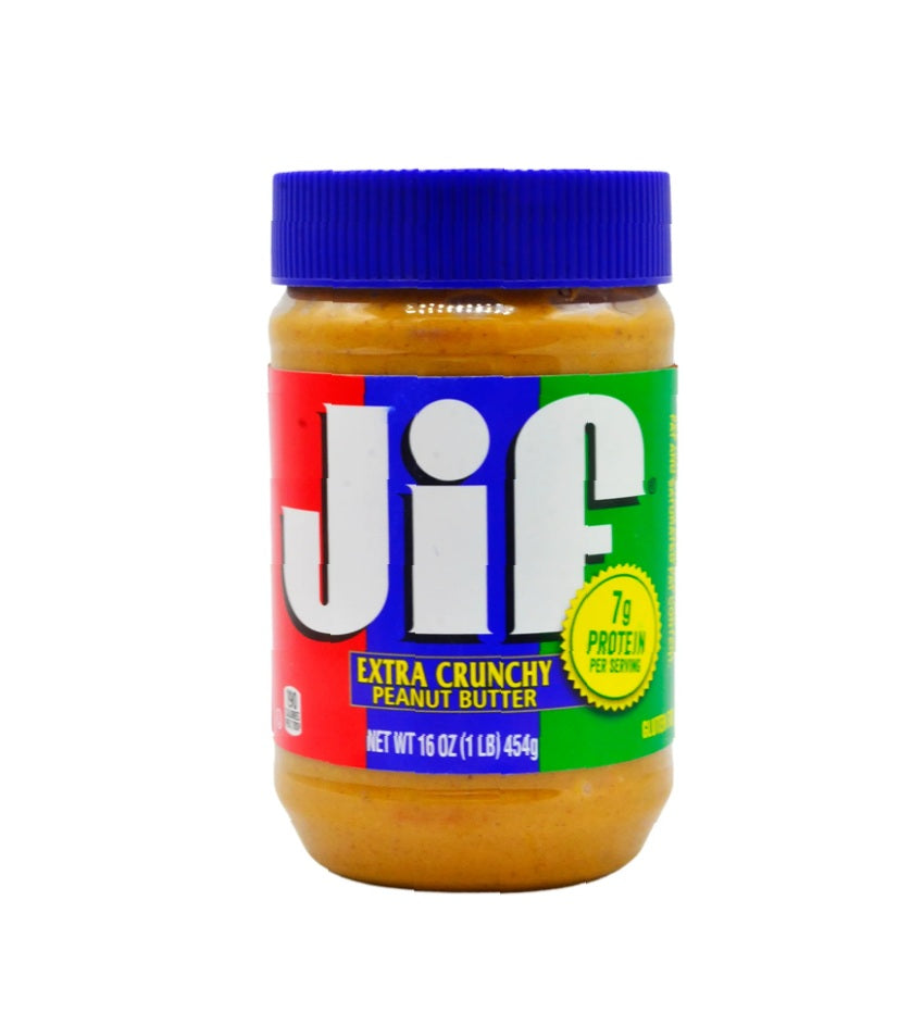 Jif Extra Crunchy Peanut Butter 454g