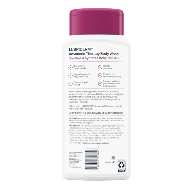 Lubriderm Advance Therapy Body Wash 473ml (16.Oz)