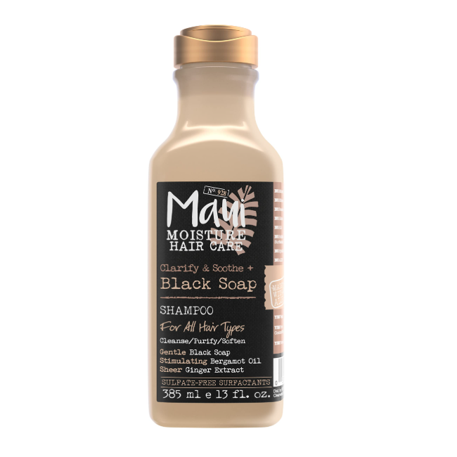 Maui Moisture Black Soap Shampoo 385ml (13.Oz)