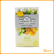 Ahmad Tea Fruit & Herbal Infusion Detox Teabags 20s