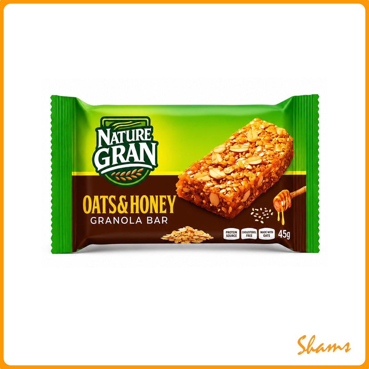 Nature Gran Oats & Honey Granola Bar 45g