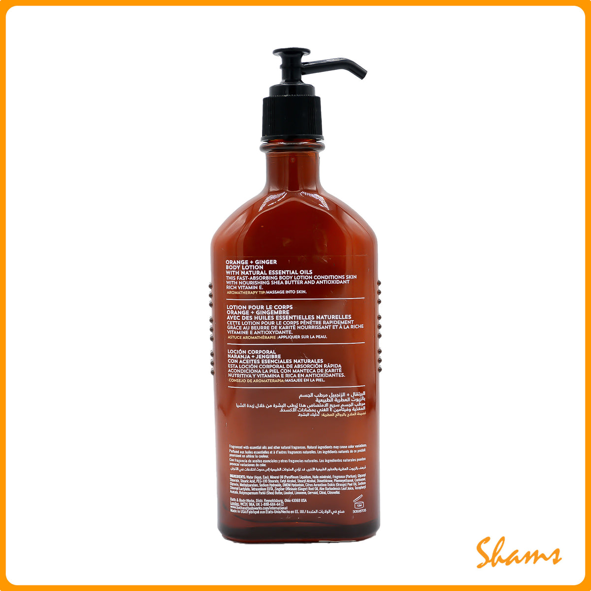 BBW Aromatherapy Energy Orange Ginger Body Lotion192ml
