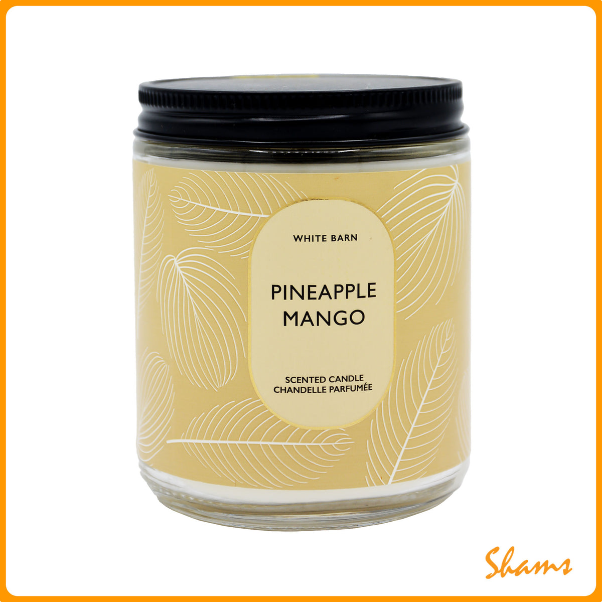 BBW White Barn 1 Pineapple Mango Wick Scented Candle 198g