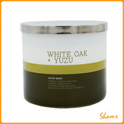 BBW White Oak + Yuzu White Barn Scented Candle 411g