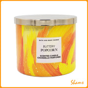 BBW White Barn Butterly Popcorn Scented Candle