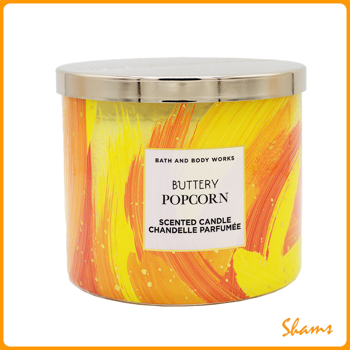 BBW White Barn Butterly Popcorn Scented Candle