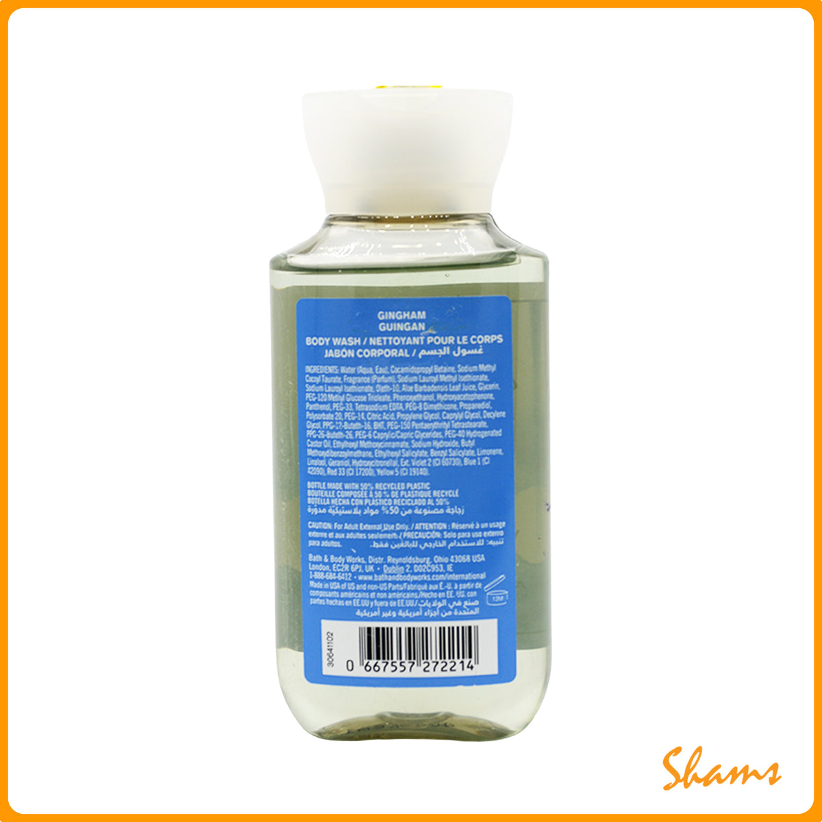 BBW Gingham Body Wash 88ml