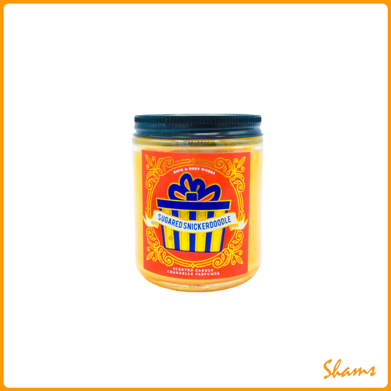 BBW Sugared Snickerdoodle 1 Wick Candle 198g