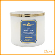 BBW White Barn Blue BunGalow 3 Wick Scented Candle 411g