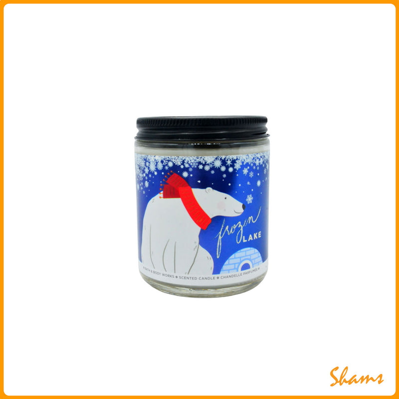 BBW Frozin Lake Scented 1 Wick Candle 198g