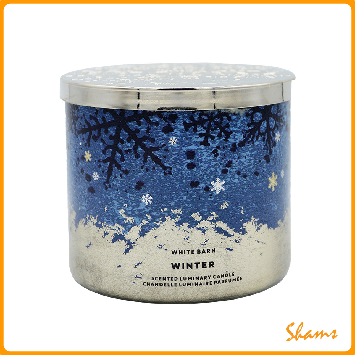 BBW White Barn Winter 3 Wick Scented Candle 411g
