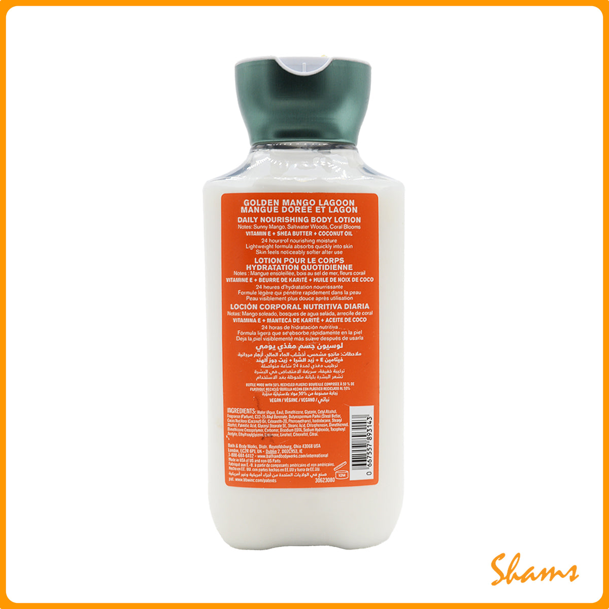BBW Golden Mango Lagoon Daily Nourishing Body Lotion 236ml