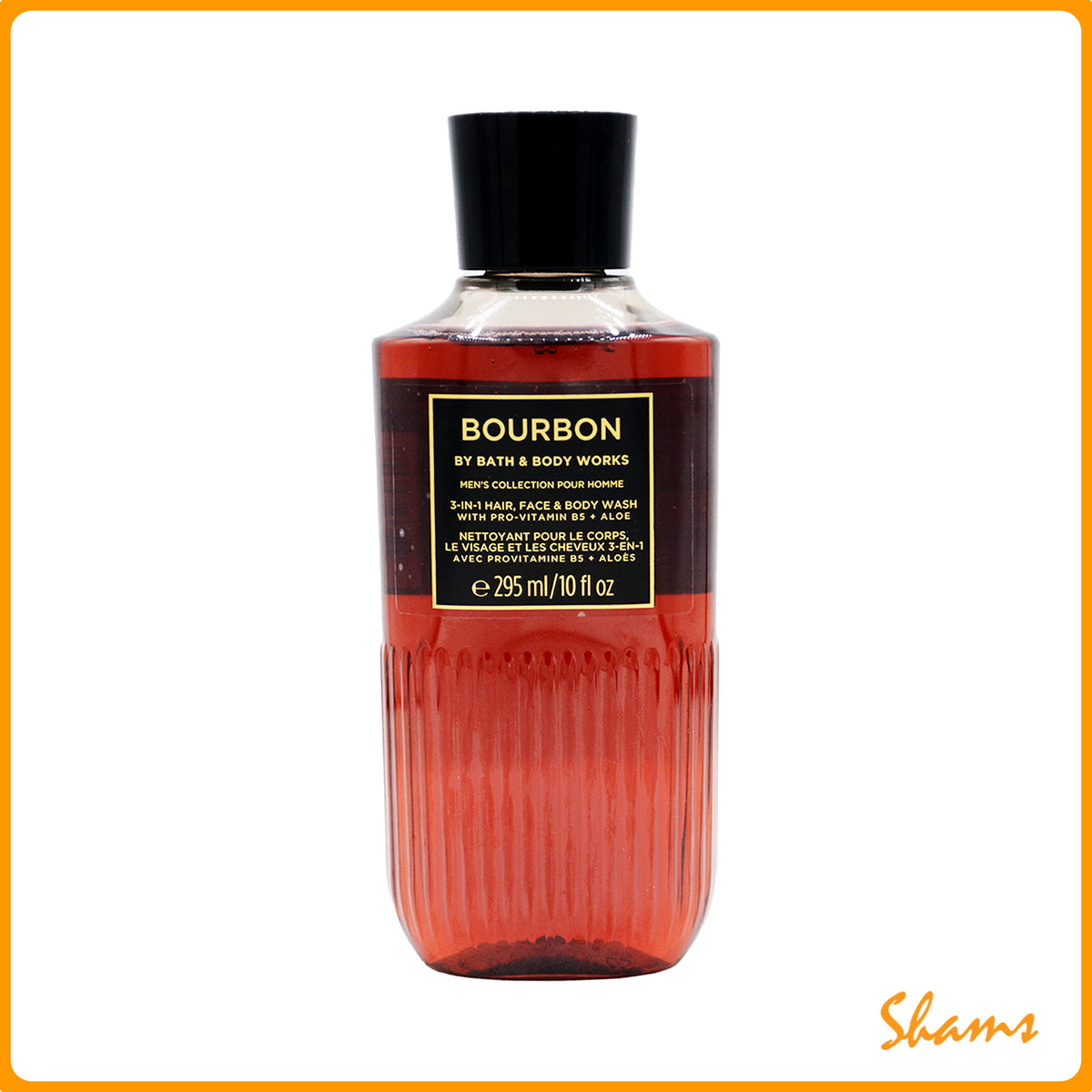 BBW Bourbon 3in1 Hair Face & Body Wash 295ml