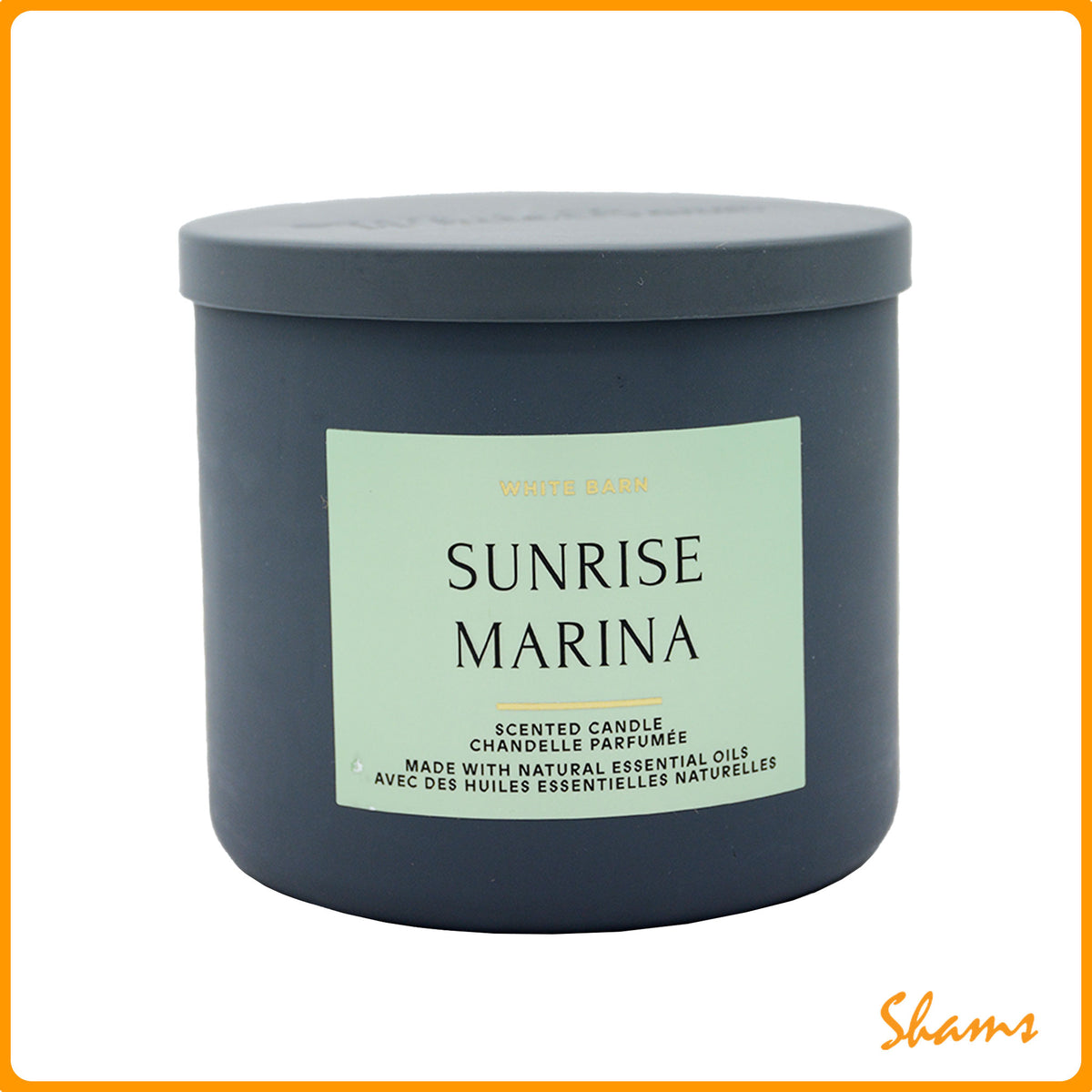 BBW White Barn Sunrise Marina 3 Wick Candle 411g
