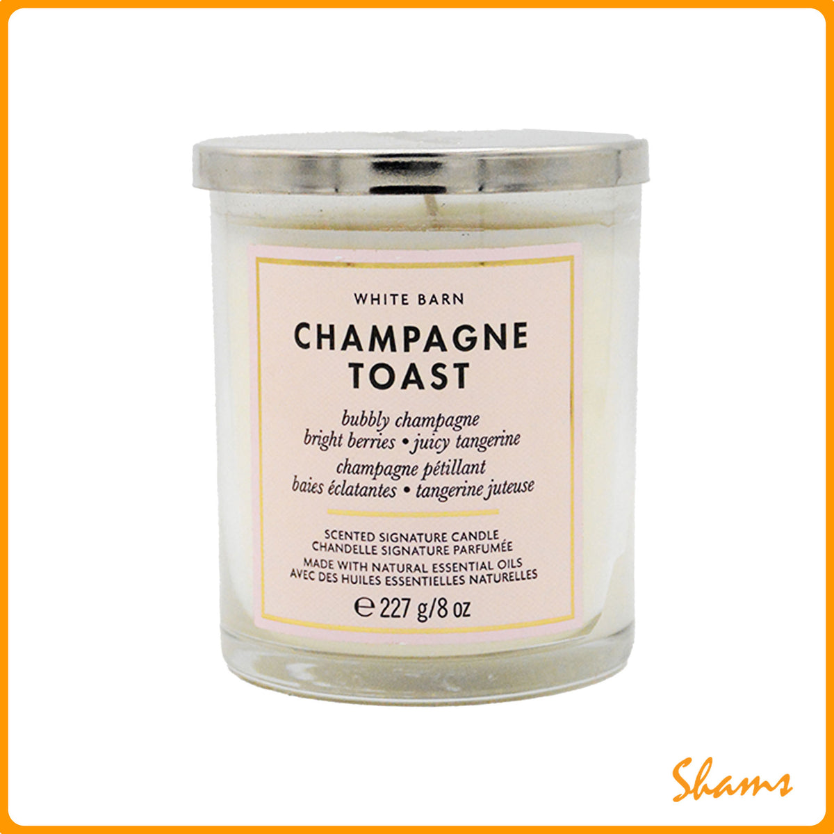 BBW Champagne Toast 1 Wick Candle 227g