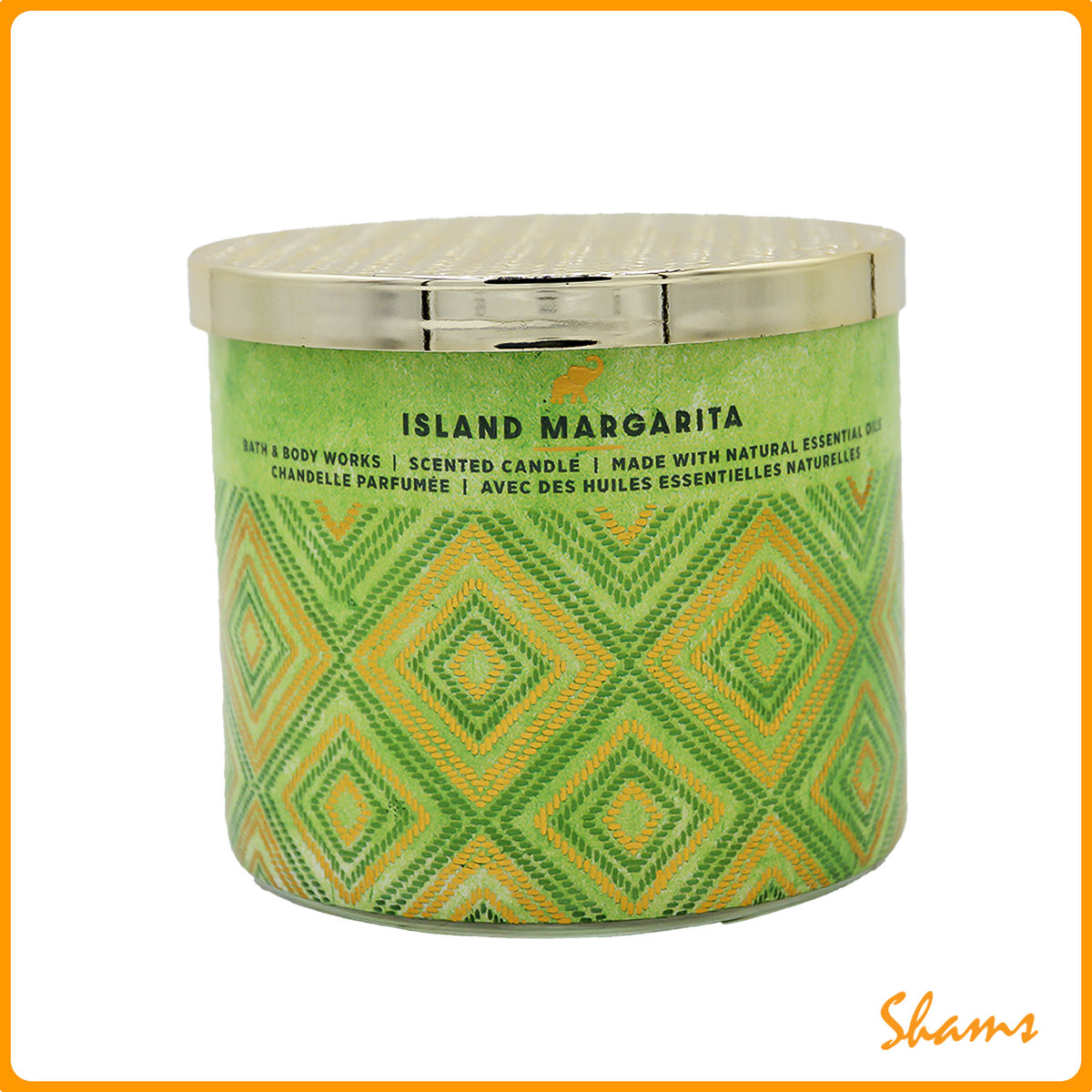 BBW Island Margarita 3 Wick Candle 411g
