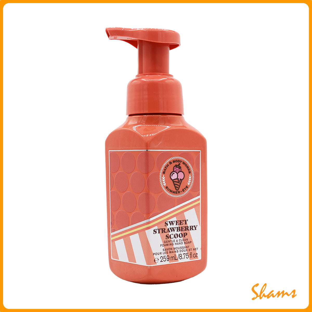 BBW Sweet Strawberry Scoop Gentle Foaming Hand Soap 259ml