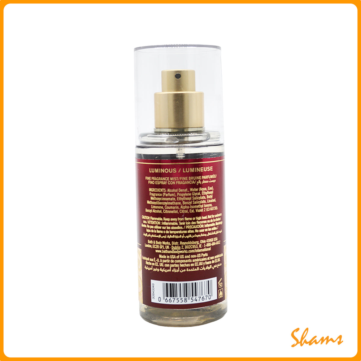 BBW Luminous Fine Fragrance Mist 75ml
