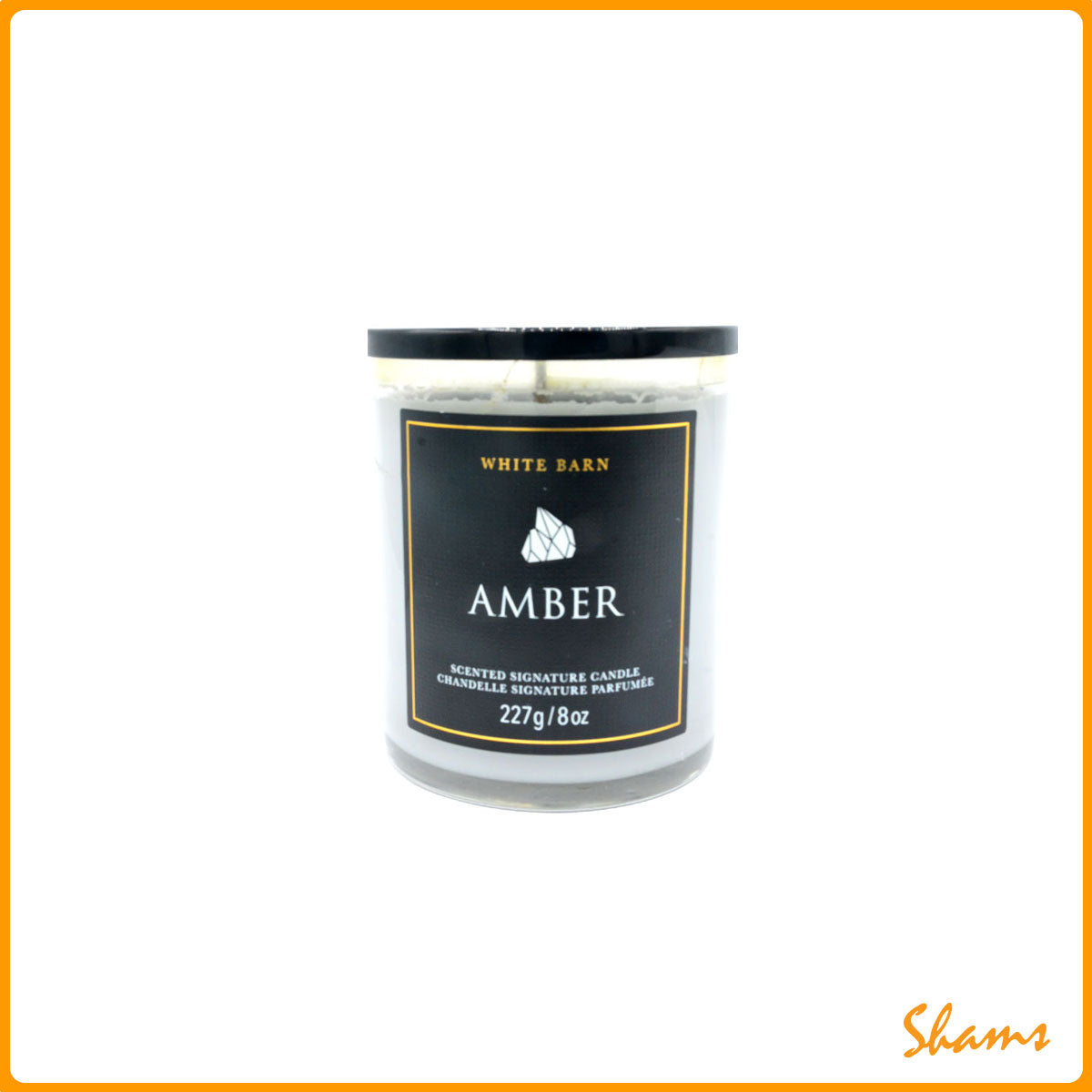 BBW Amber 1 Wick Candle 227g